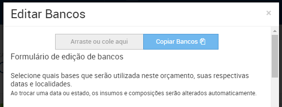 Copia e Colar Bancos